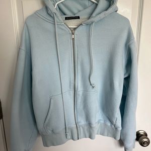 Light blue brandy Melville zip up regular fit
